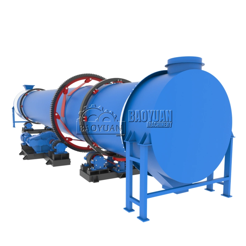 High Efficiency Sludge Single Drum Drying Machine Equipment Low Price Sale