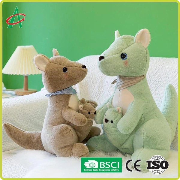 Warm Family Kangaroo Plush Toy Home Decoration Children's Gift