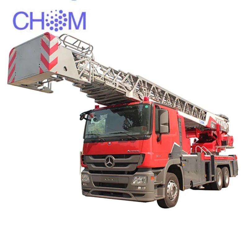 53m Hydraulic Ladder Yt53m1 Water Tank Fire Truck Aerial Diesel