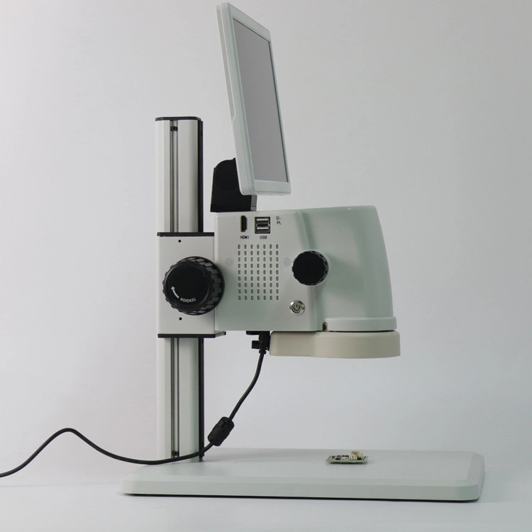 Microscope stéréo numérique Zoom vidéo 1080p caméra 60fps avec écran LCD 11,6"