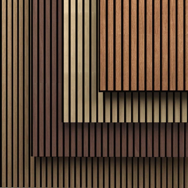 High Quality Acoustic Slat Panel Wood for Wall Decoration
