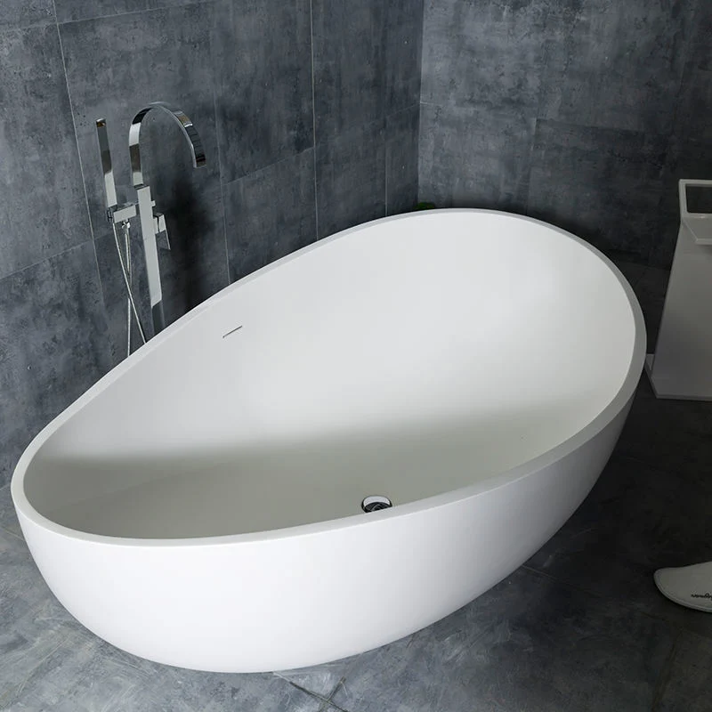 Marble Stone Solid Surface Freestanding Bathtub for Hotel