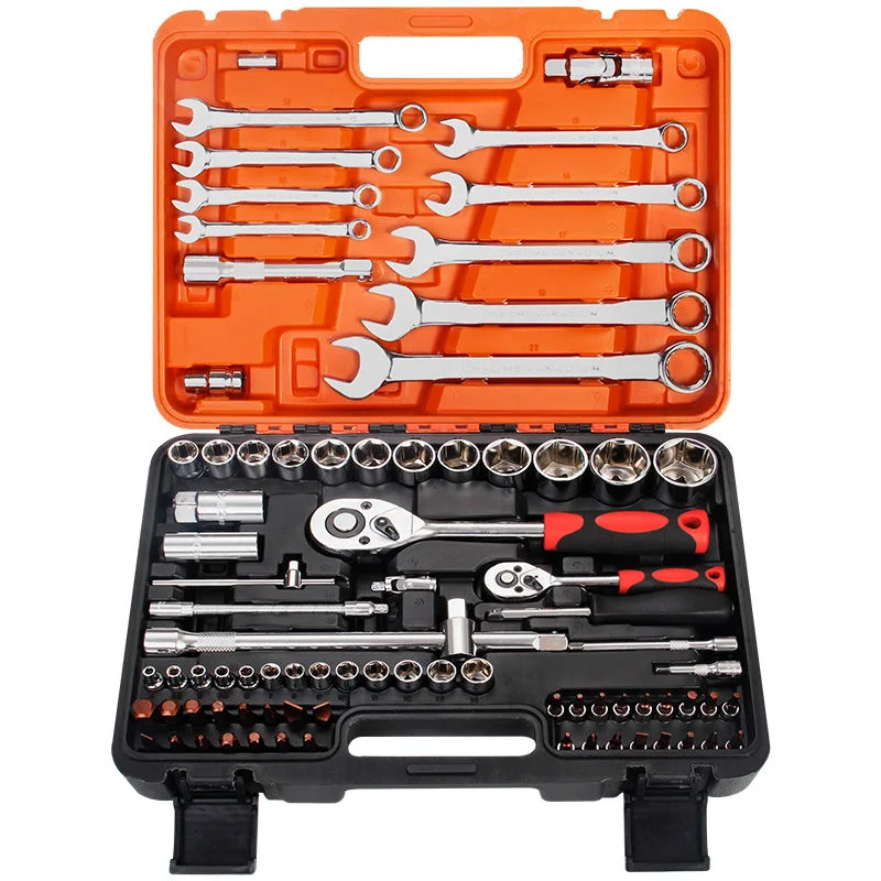 Behappy 37pcs Clé Set Outils de réparation automatique tête universelle Quick-Release Outil à main