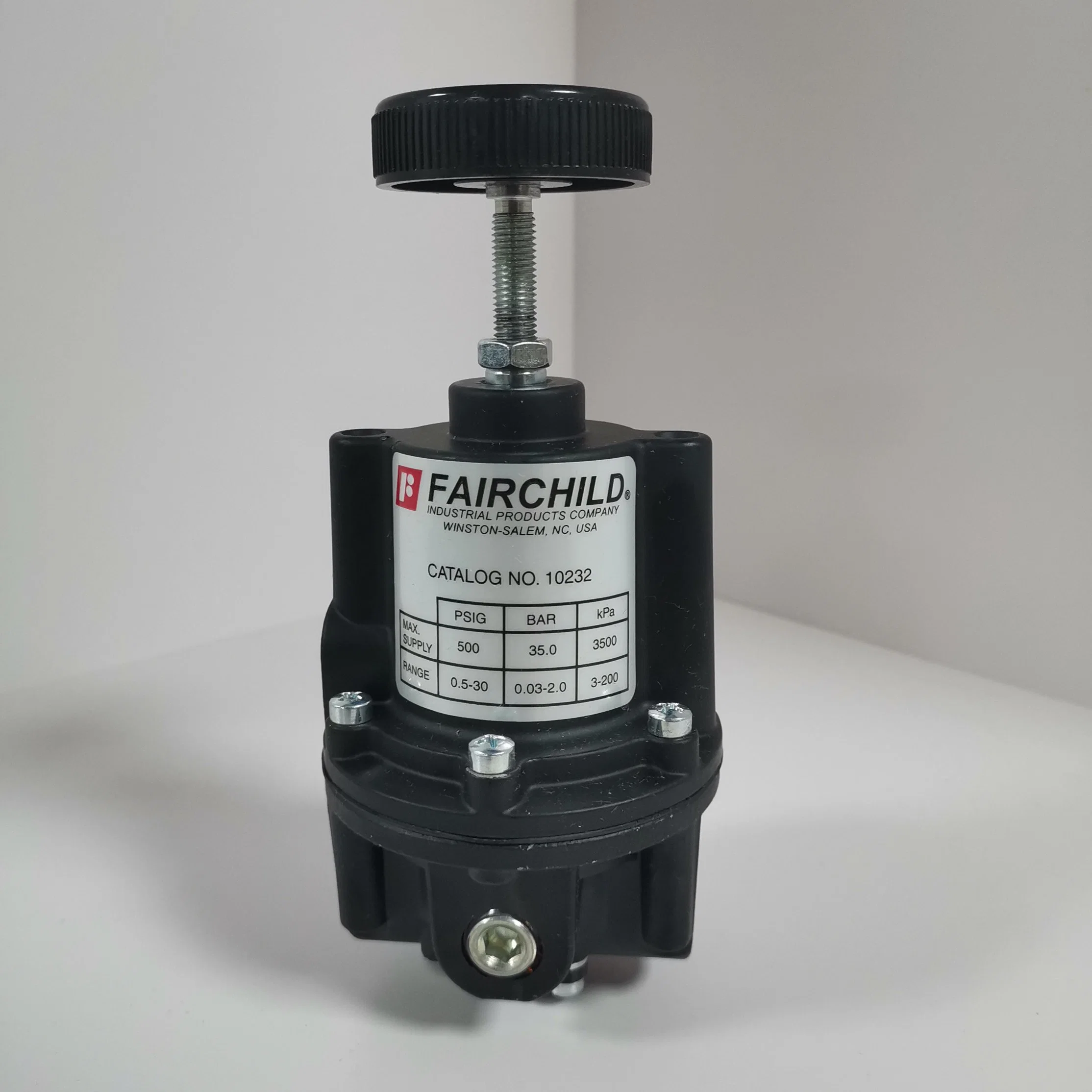10232 Fairchild Electronic Products Model 10 Pneumatic Precision Regulator 0.5-30 Psig Motion Control Valves