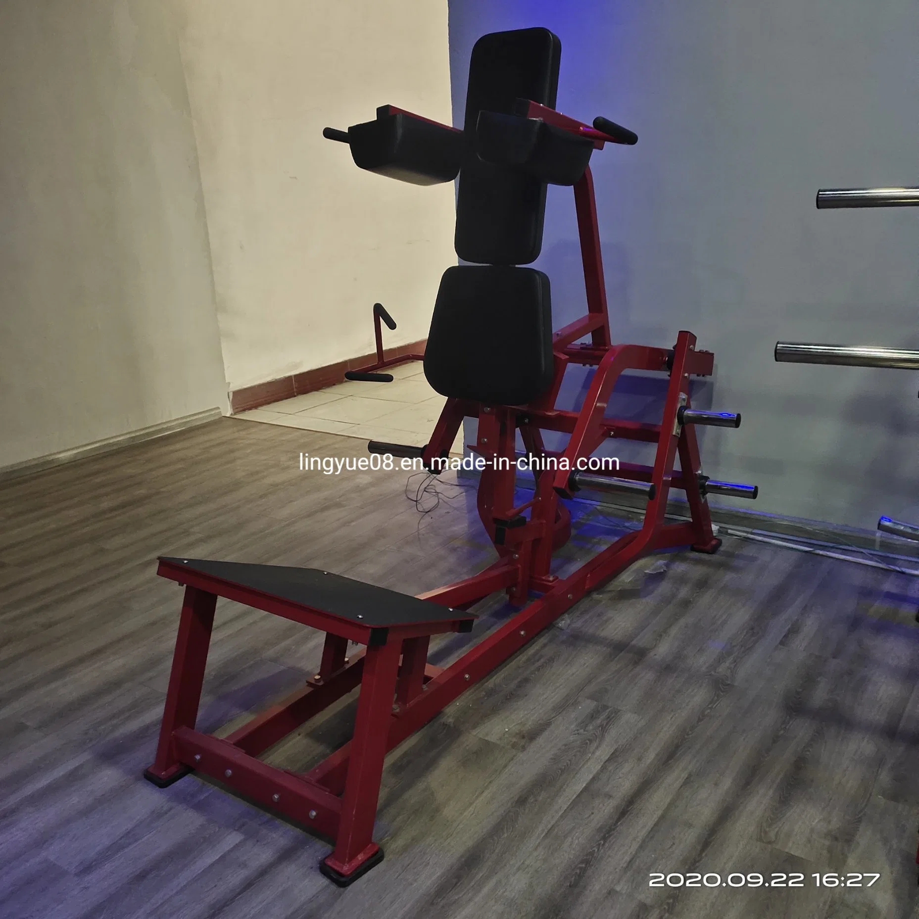 Ejercicio de su casa y el gimnasio Bodybuiding Hammer Strength Equipo V-squat L-926