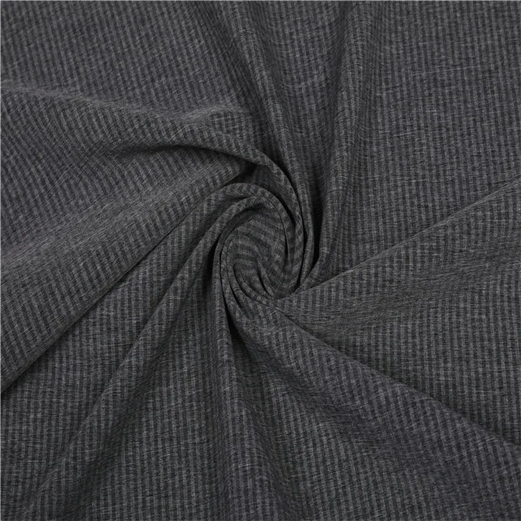 China Wholesale Super Quality Nylon Polyester Elastane Fabric Gym Clothes Four Way Stretch Stripe Fabric
