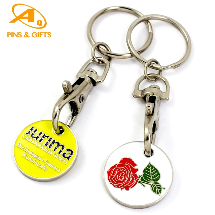 New Arrivals Unlock Bottle Opener Custom Fashion Puzzle Metal Zinc Alloy Silver Plating Spinning Globe World Trolley Token Coin with Keychain or Keyring