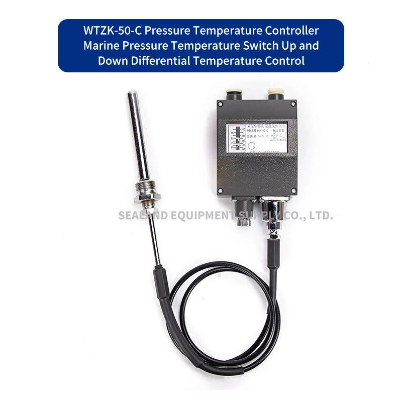 Marine Pressure Temperature Controller Wtzk-50-C Temperature Controller 5m Line Full Range