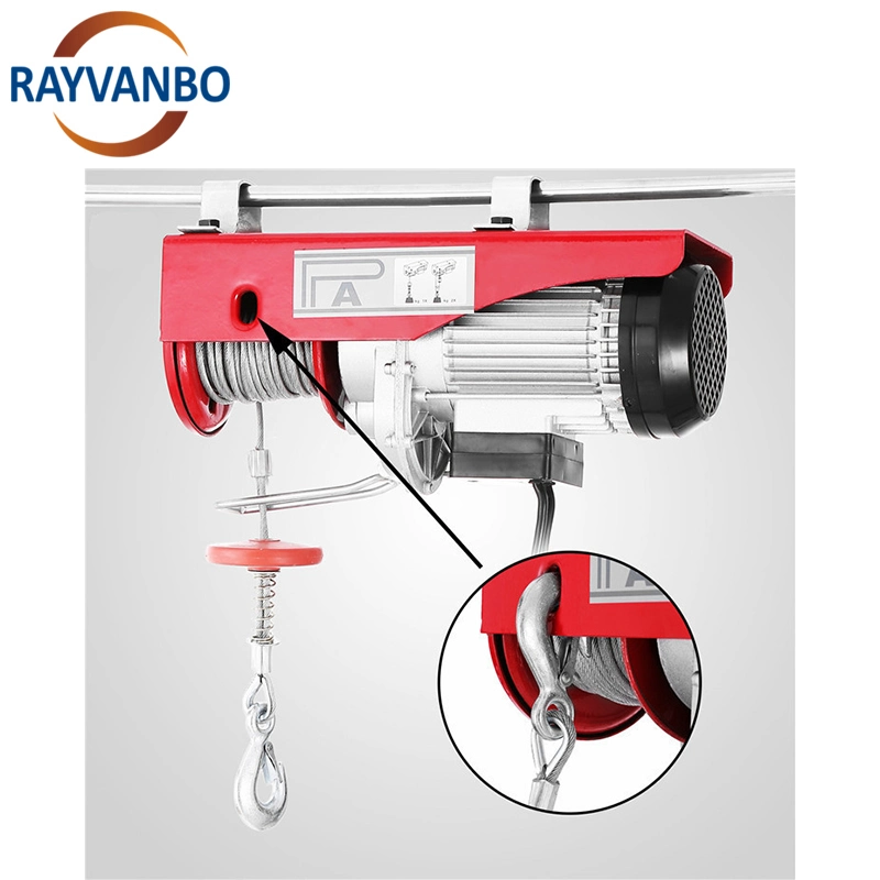 High quality/High cost performance  PA Mini Electric Hoist Single Phase Light Material Handling Equipment