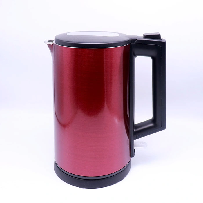 Cheap Home Kitchen Appliances Electric Double Layer Red Spray-Paint Electric Kettle