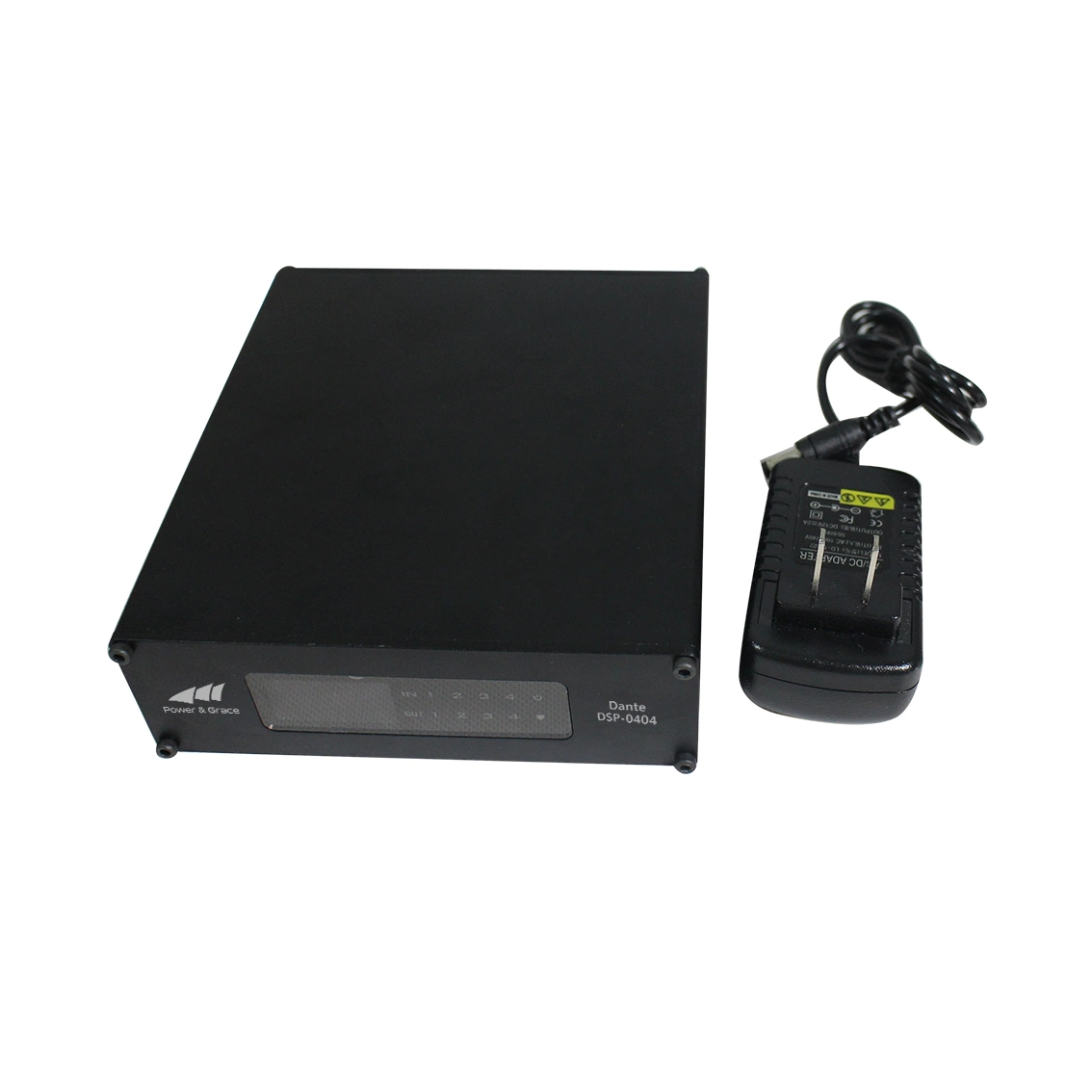 Professional Dante Audio--Dante DSP 0404 Dante DSP Transmitter 4 Balance Input + 4 Balance Output Poe Power Supply PA System