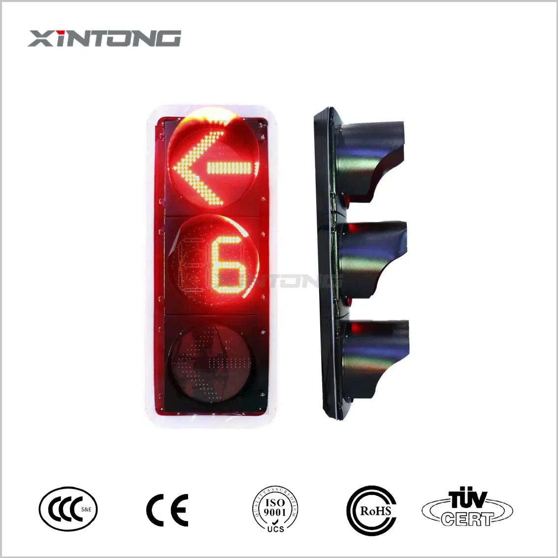 200mm Bike Green Light LED Traffic Safety Signals Light