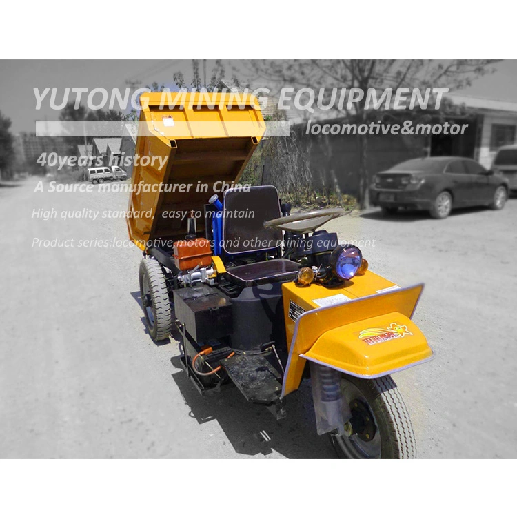 5 Ton Mine Cargo Car, Mining Electric Hydraulic 3 Wheel Car, 5 Ton Loading Capacity Tricycle for Mine Underground