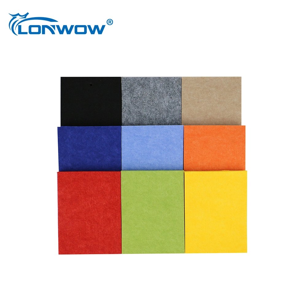 Panneau en fibre de polyester 100% Pet Felt respectueux de l'environnement Euroyal 3D pour bureau/maison/hôtel