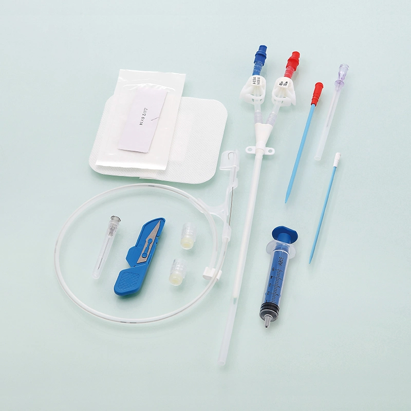 Single/Double/Triple Lumen Hemodialysis Catheter Disposable Dialysis Catheter Kit