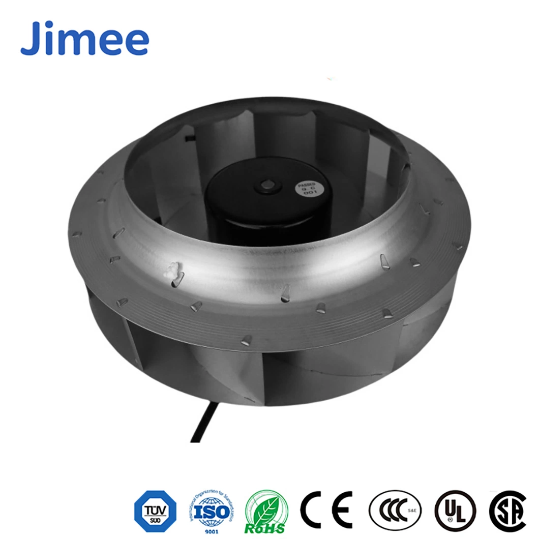 Jimee Motor China Positive Displacement facturers Jm140d4a2 36-57 (VAC) فولتية التشغيل مراوح وحدة التحكم في الطرد المركزي PBT معدنية المروحة المحورية لمدة التهوية في الهواء