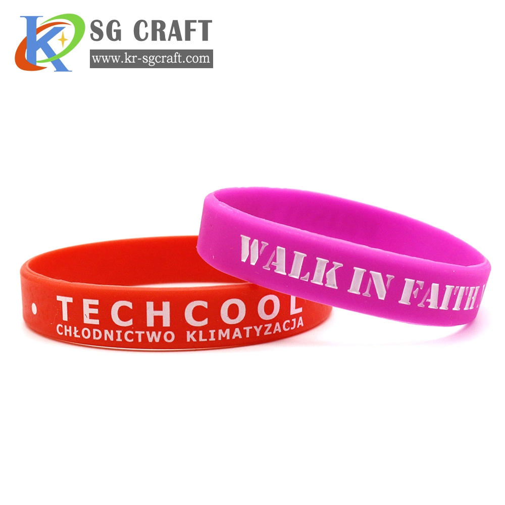 Custom No. 1 Rainbow Wrist Band Silicone Wristband with Best Service