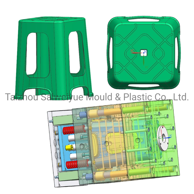Huangyan Making Mold High-Quality Plastic Household Dinner Adult Stool Injection Mould