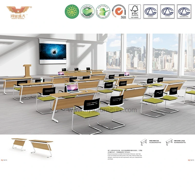 Mesa de Treinamento de Conferências em painéis Treinamento de Design moderno (H90-0406)