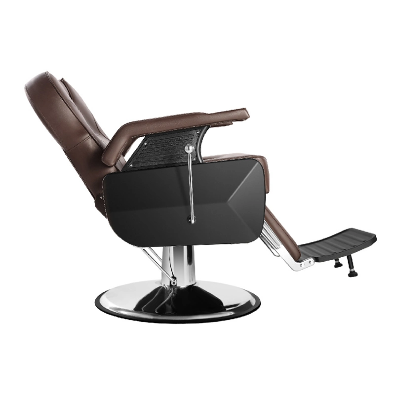 High quality/High cost performance Hair Salon Vintage Black PU Leather Relining Barber Chair