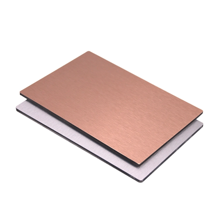 3mm Fireproof ACP Panel Brushed Aluminum Composite Panel Interior Wall Cladding