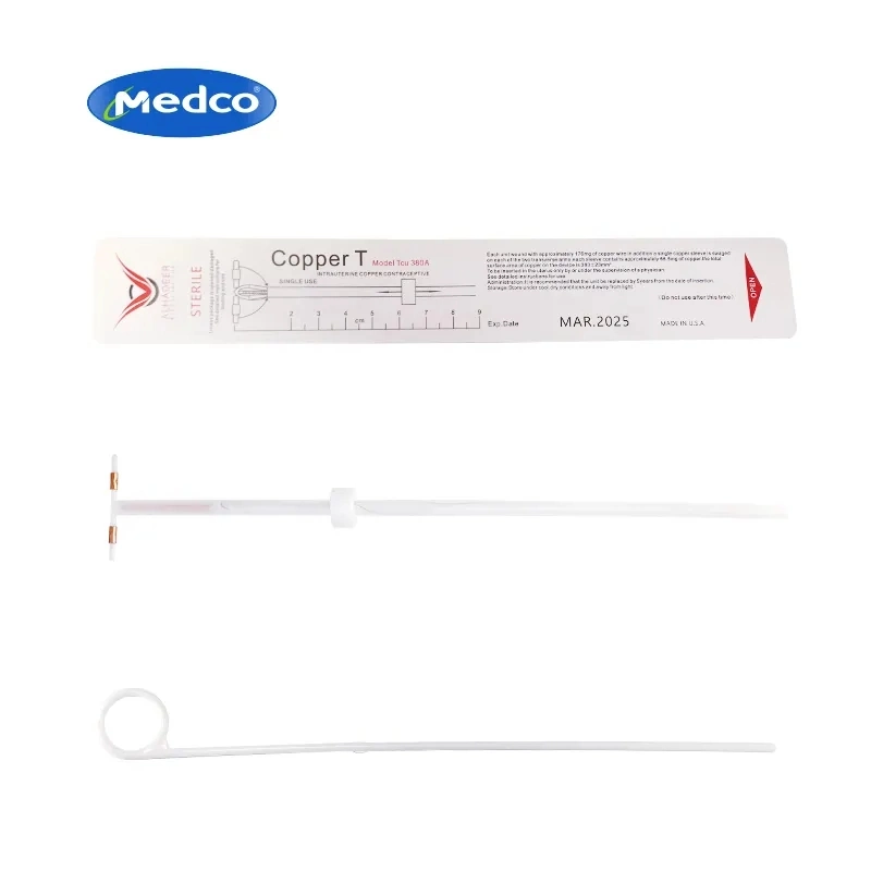 Medical Disposable Iud Intrauterine Copper T Contraceptive Device 380A