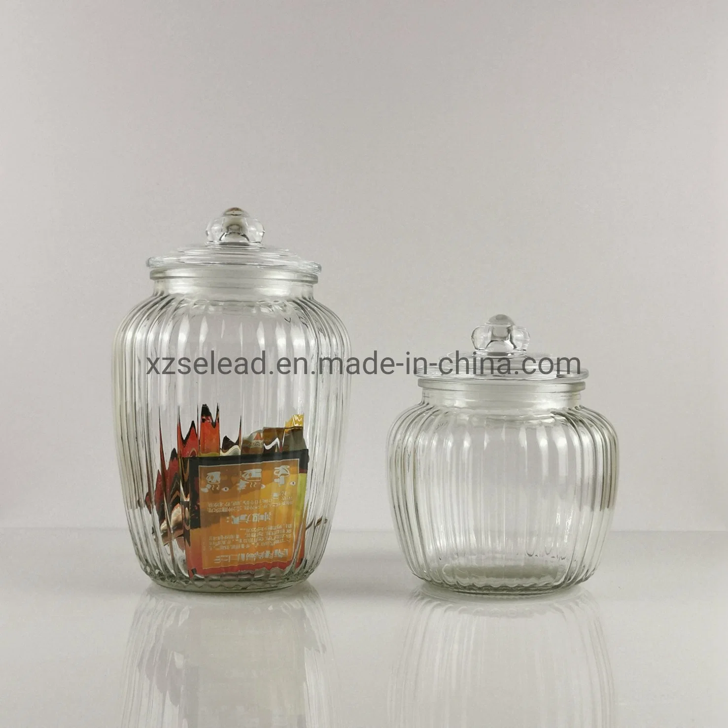 Home Decor Glass Storage Canned Jar Pasta Packing Jar Rice Jar