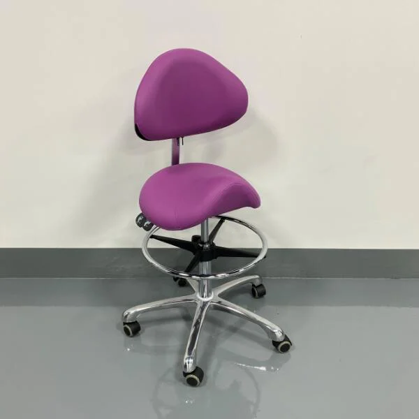 Laminación taburete silla silla con respaldo asiento ergonómico ajustable hidráulico con reposapiés para oficina en casa Salón Dental Shop usa