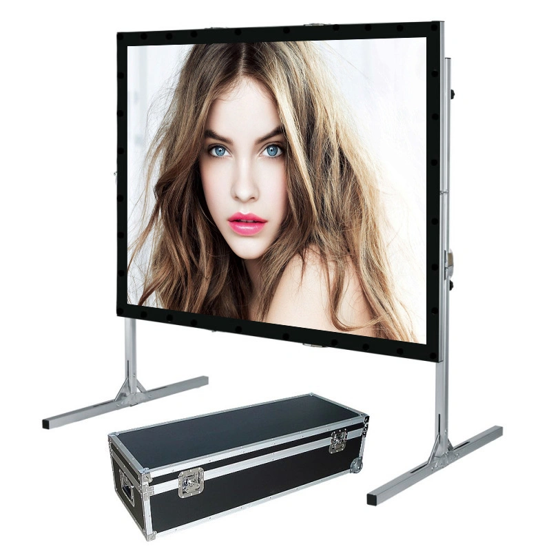 Portable Large Fast Fold Screen with Draper Kit, Easy Folding Screen