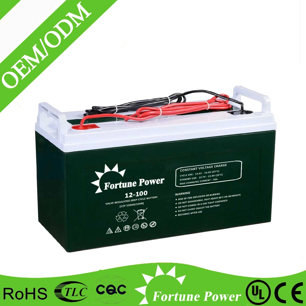 China Supplier Quality Assurance Solar Gel Battery 12V 100ah