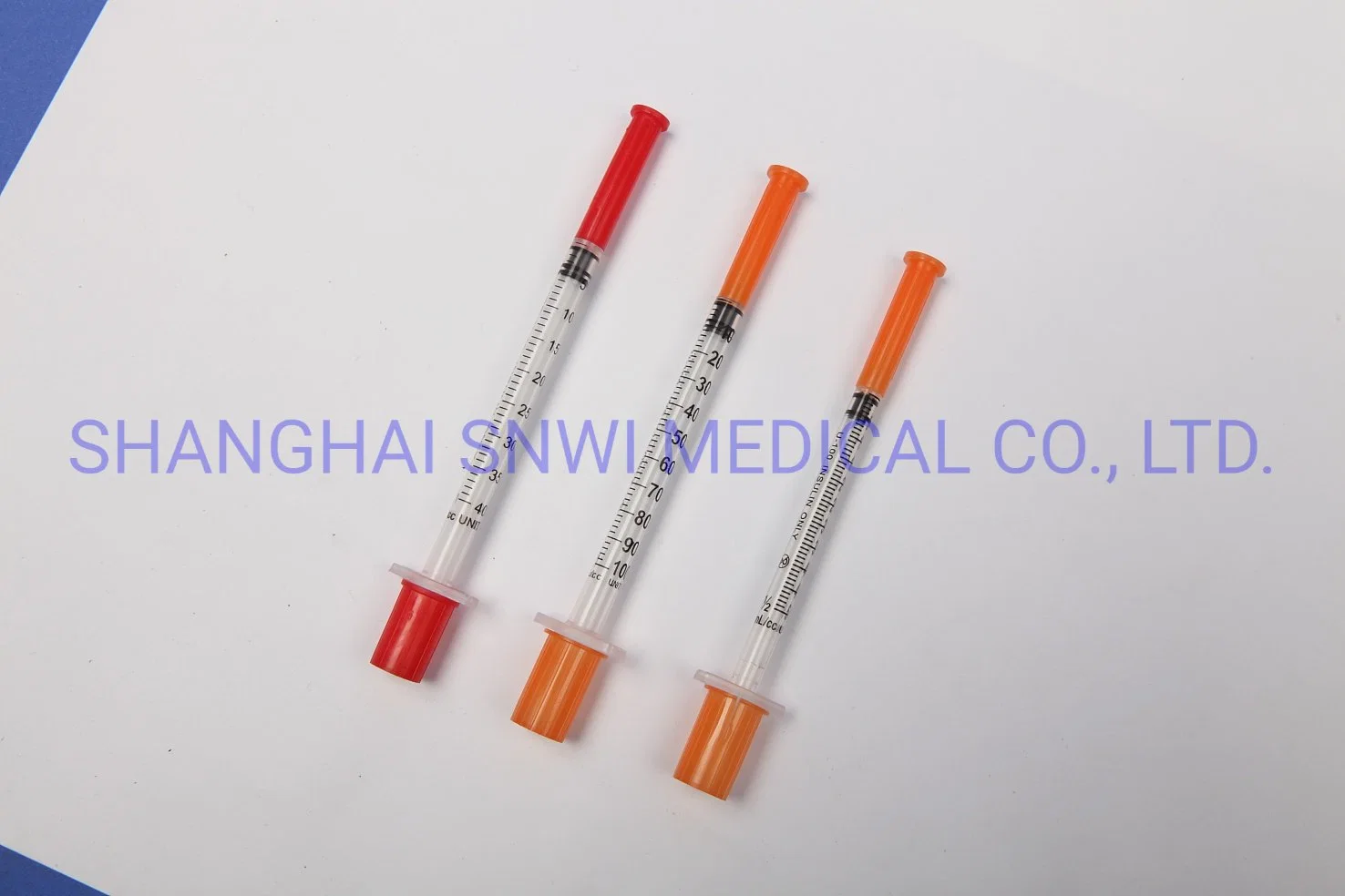 Disposable Medical Products Insulin Syringe 0.3ml, 0.5ml, 1ml