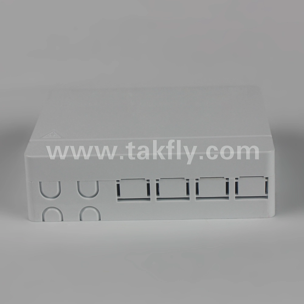 Customized White Color 4 Port Sc Fiber Terminal Box FTTH FTTX Box