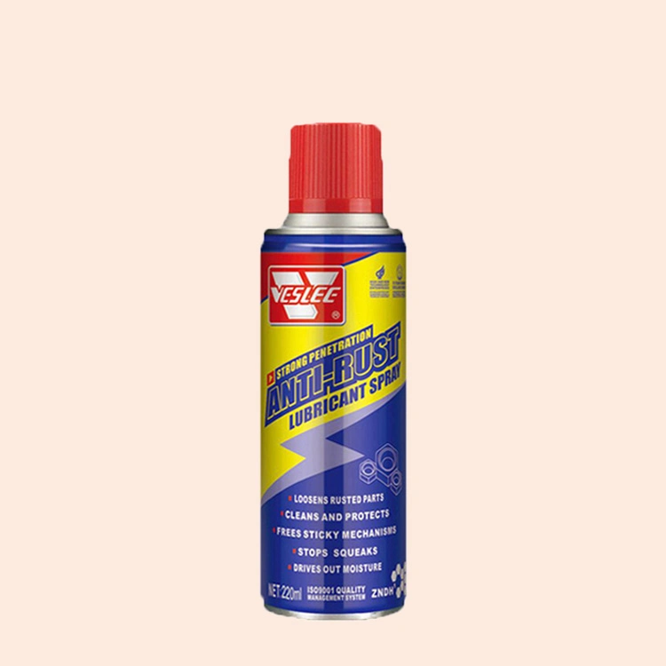 Lubricante de aceite en spray removedor de oxidación química