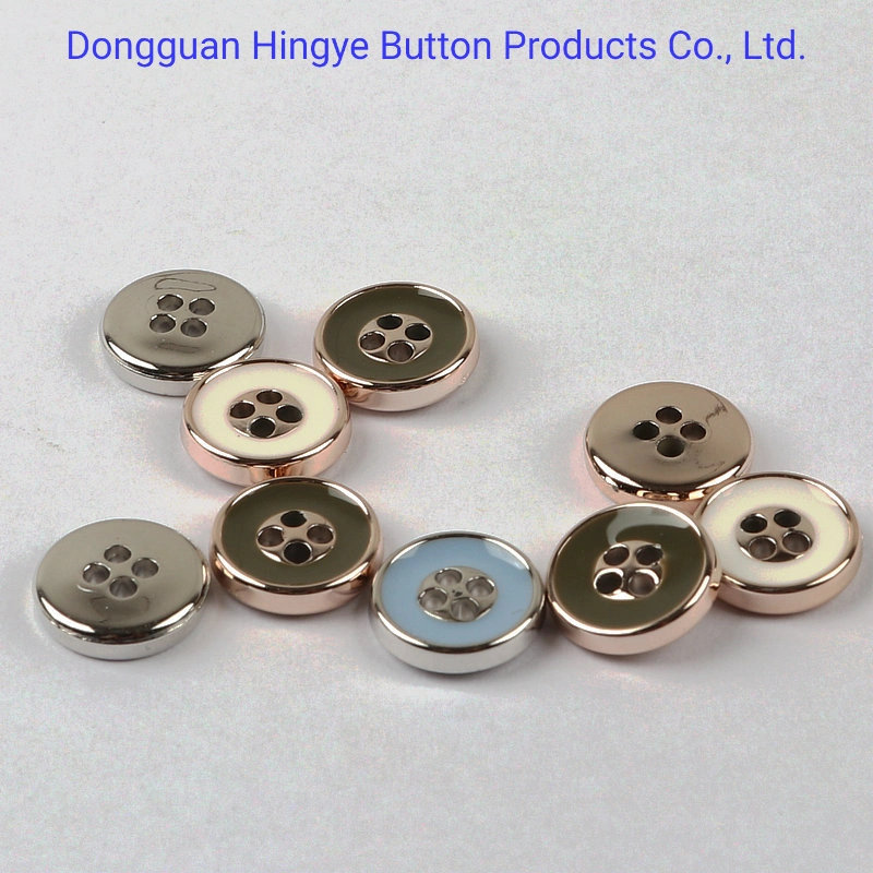 Plastic ABS Enamelled Shank Foot Button