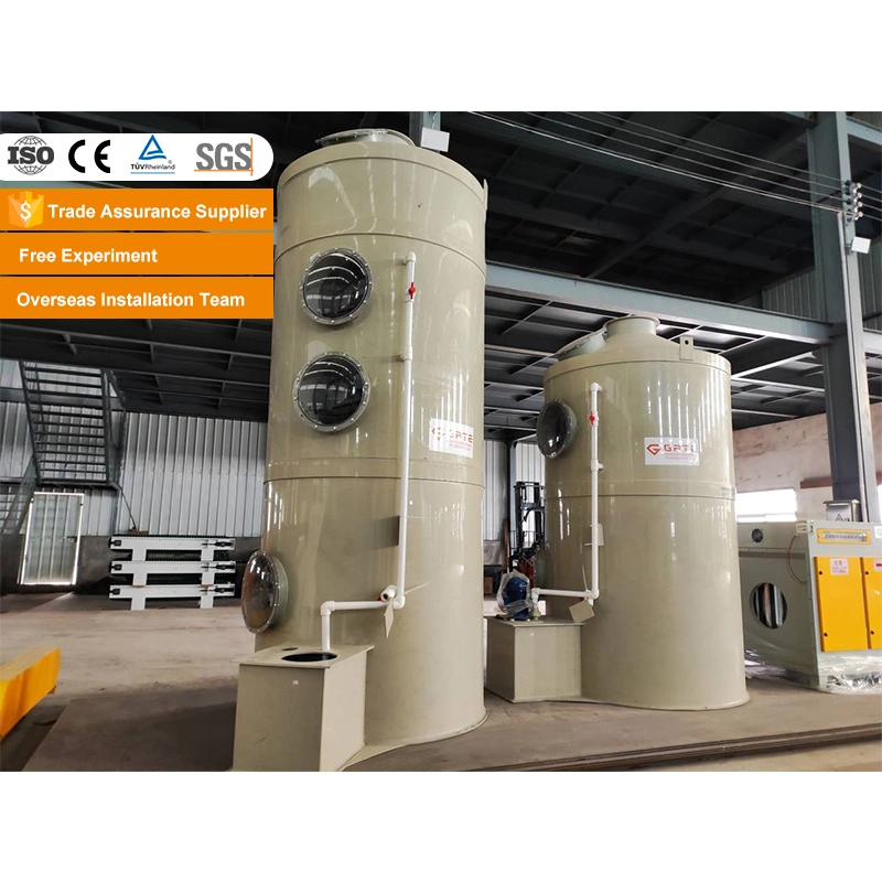 Gate 2000-2600m3/H Urea Production Line Air Scrubber Adsorption Washing Water Spray Tower