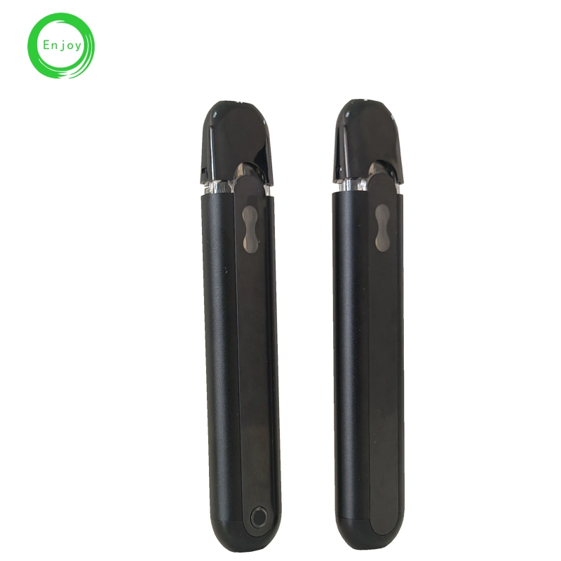 Étiquette blanche Bienvenue cartouche jetable de préchauffage de réservoir d'huile de 2 ml noir Stylo Vapes