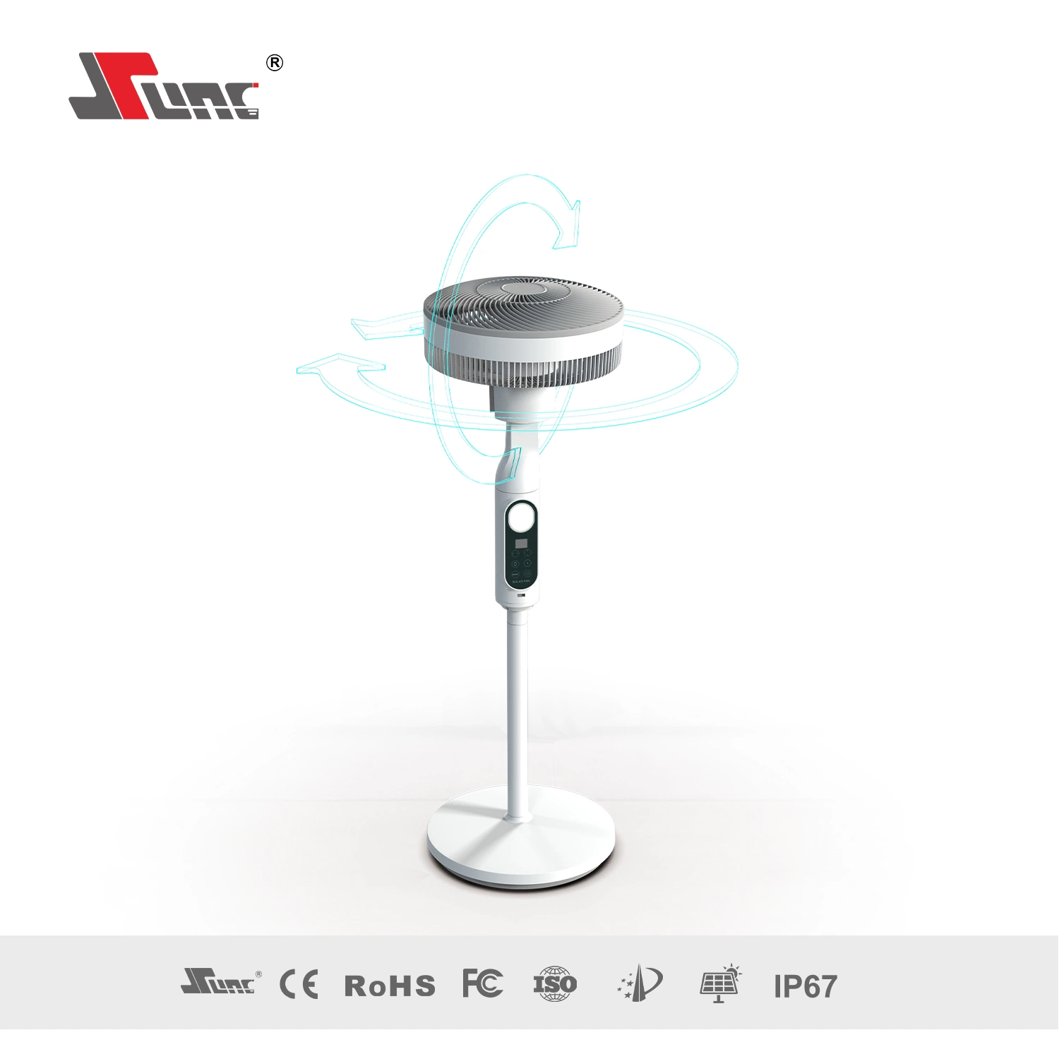 Best Selling Sunc Solar Air Circulation Fan Portable Fan for Home