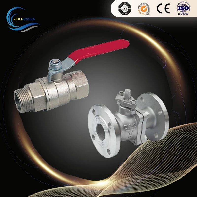 Equipo y componentes industriales ANSI WCB con almohadilla ISO5211 2PC Válvula de bola de brida