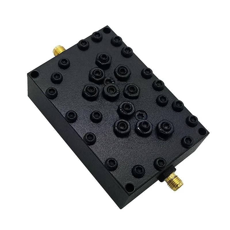 Filtro de cavidade de 50W 2500-2700MHz filtro de banda de cavidade RF com fêmea SMA Conector para o Projeto Ibs