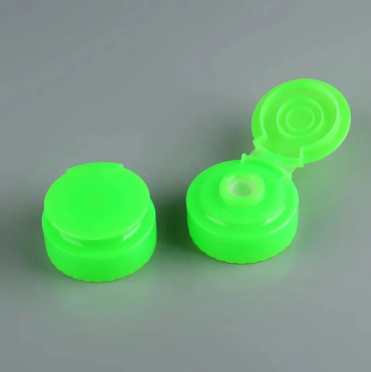 Customized 38/400 Colorful Plastic Lids Bottle Cap Flip Top Cap