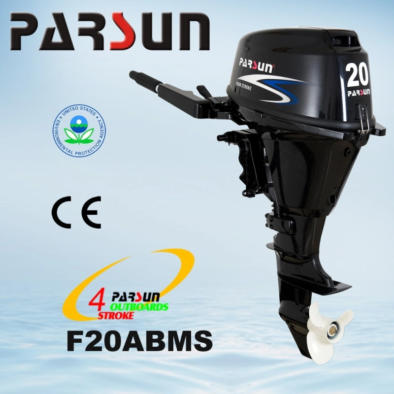 F20ABMS, 20HP 4-Stroke tiller control with short shaft Outboard Motor
