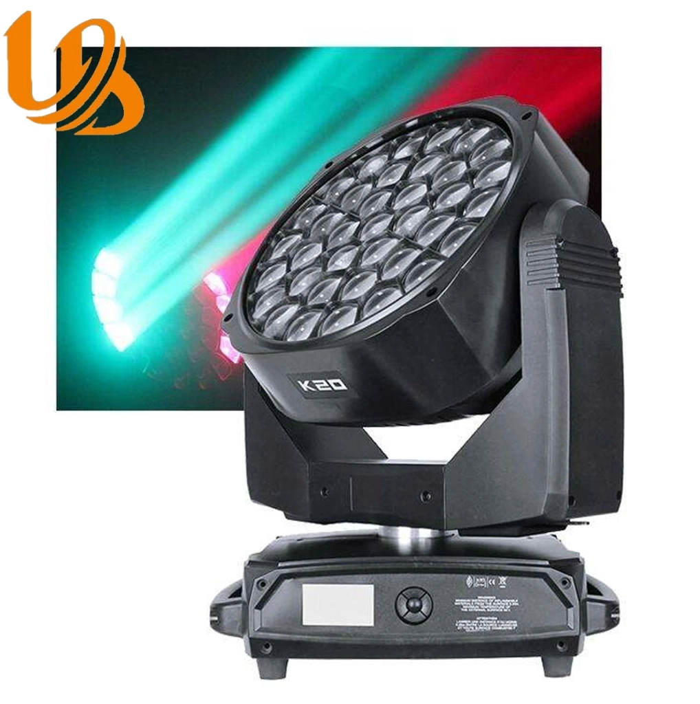 Big Bee Eye 37X15W RGBW K20 LED تكبير/تصغير برأس متحرك ضوء الشعاع الخاص بعرض الحفلات