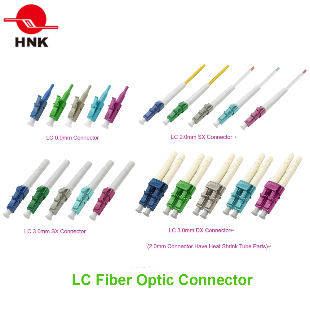 LC 0.9mm Simplex Sm mm Om3 Om4 Fiber Optic Connector