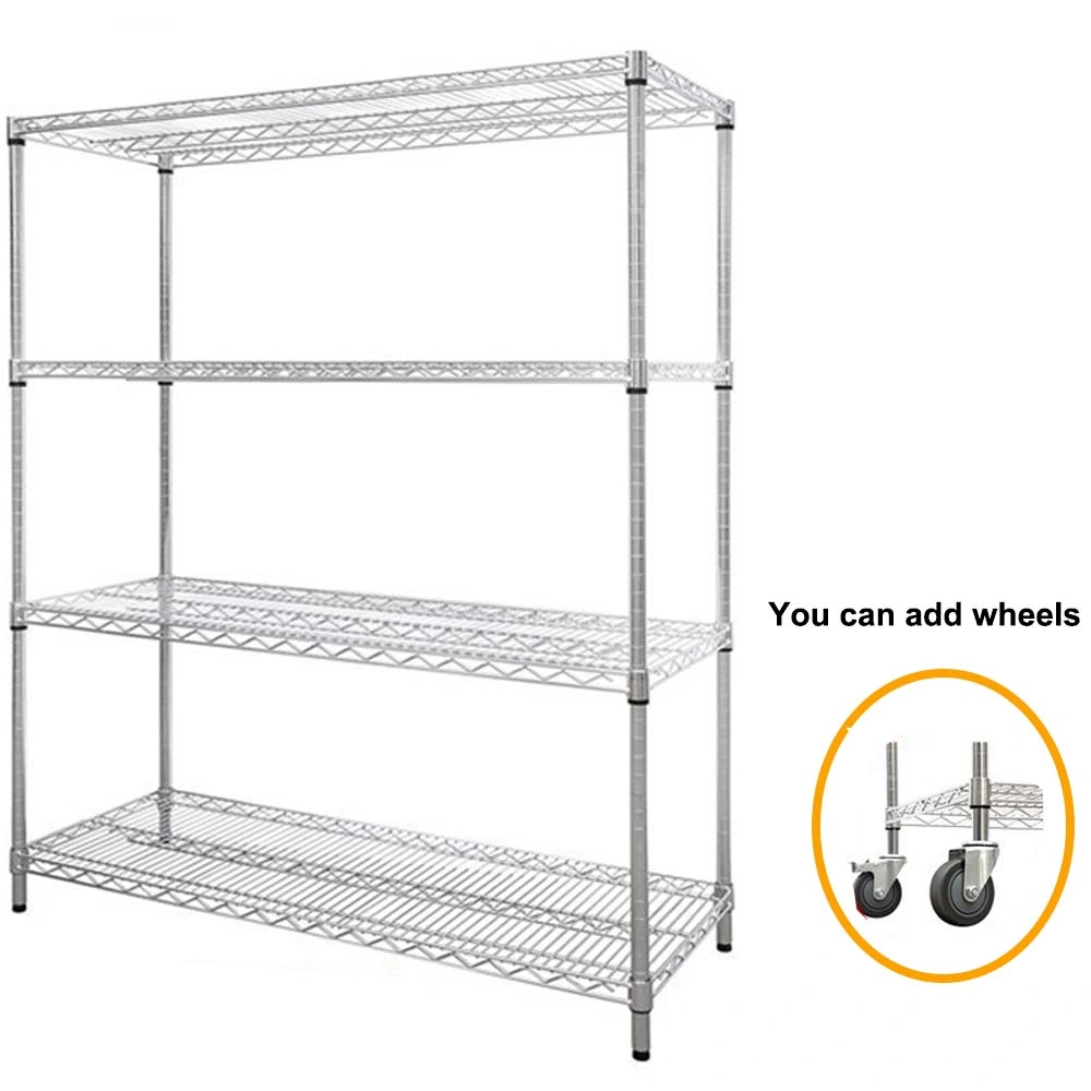 ESD SMT Reel Trolley Wire Shelving Unit with Wheels