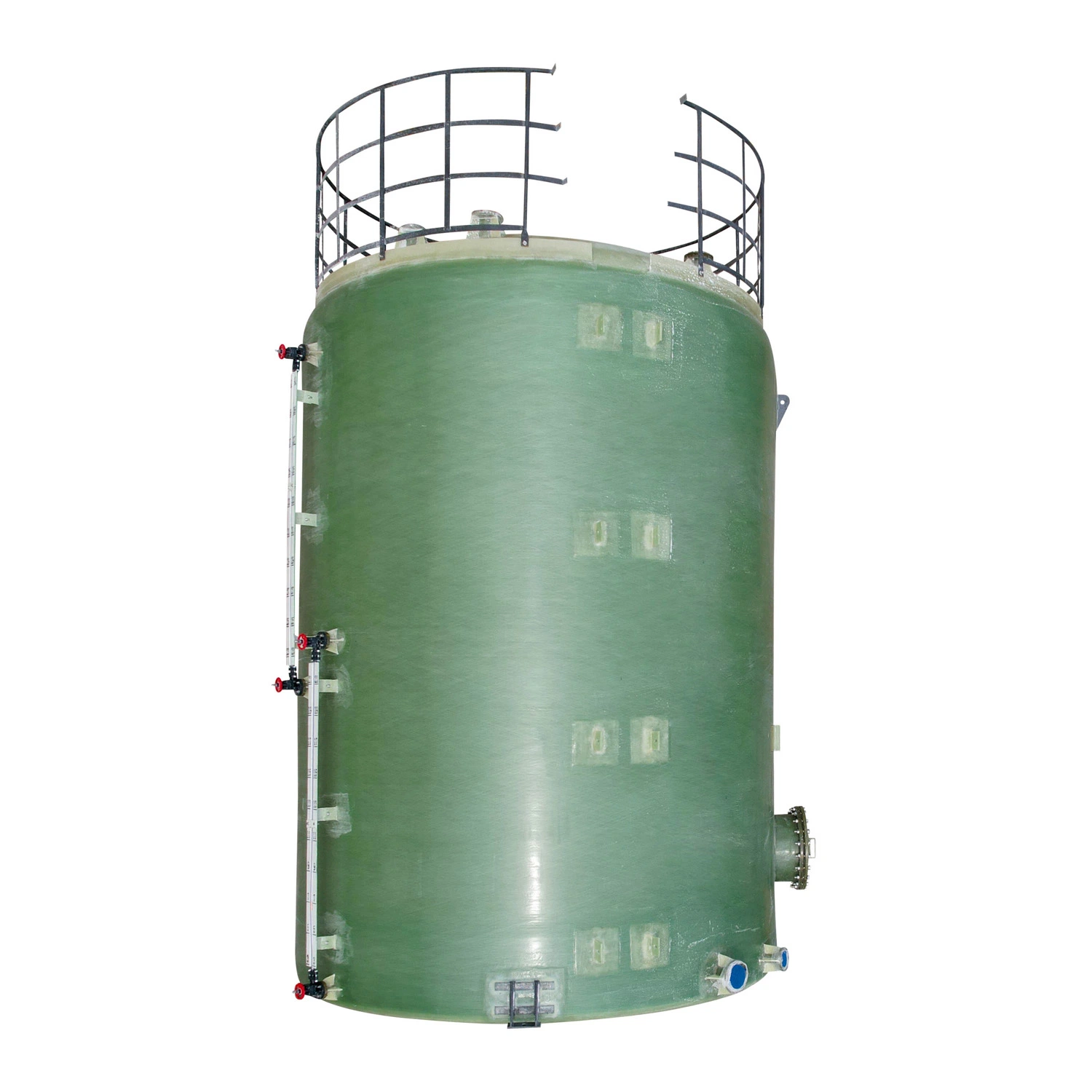 Versatile FRP Vertical Storage Tank for Water Treatment