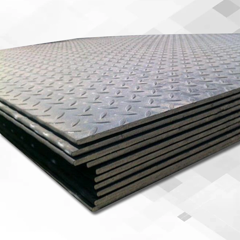 1000mm 1100mm 1500mm 1800mm Width Hot Rolled Checkered Steel Plate Diamond Plate for Construction