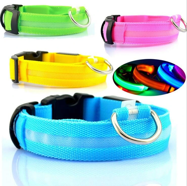 Nylon Luminous Fluorescent Collars Pet Supplies Dog Collar Pet Products