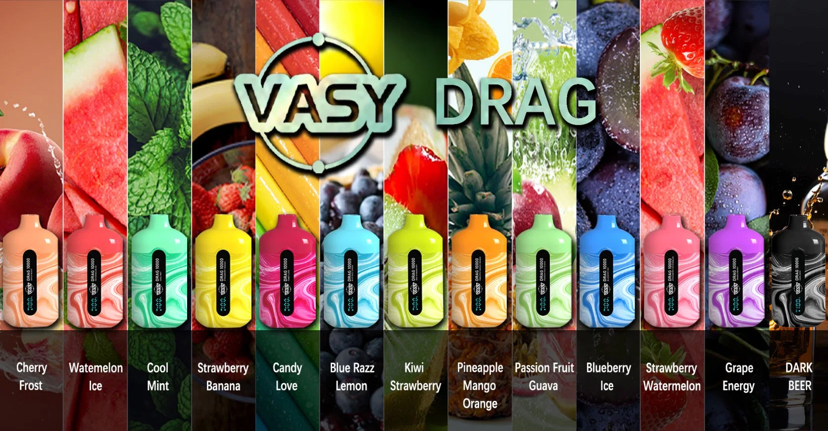 Vasy Drag 10000 Puff Wholesale Disposable E Cigarette Vape with