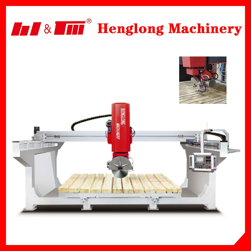 ISO Approved Industry Henglong Standard 5 Cutting 4 Axis Stone Machine