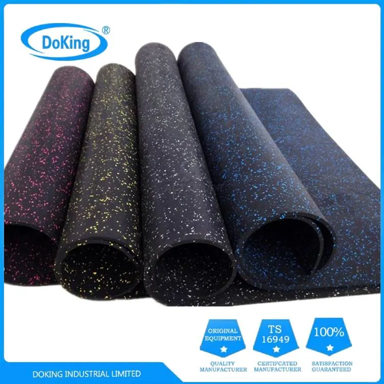 5 mm de absorção de choques de borracha EPDM Flooring Ginásio do Rolo